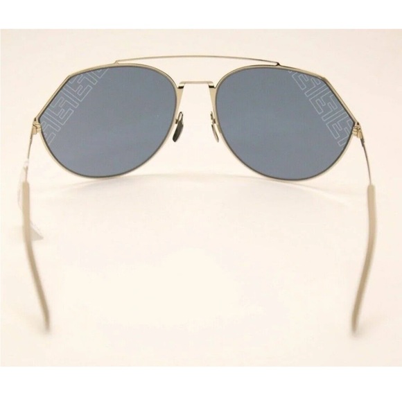 ❤️⚜️🆕FENDI FF M0074/s J5g/jo Gold/blue Mirrored Sunglasses - Picture 4 of 8